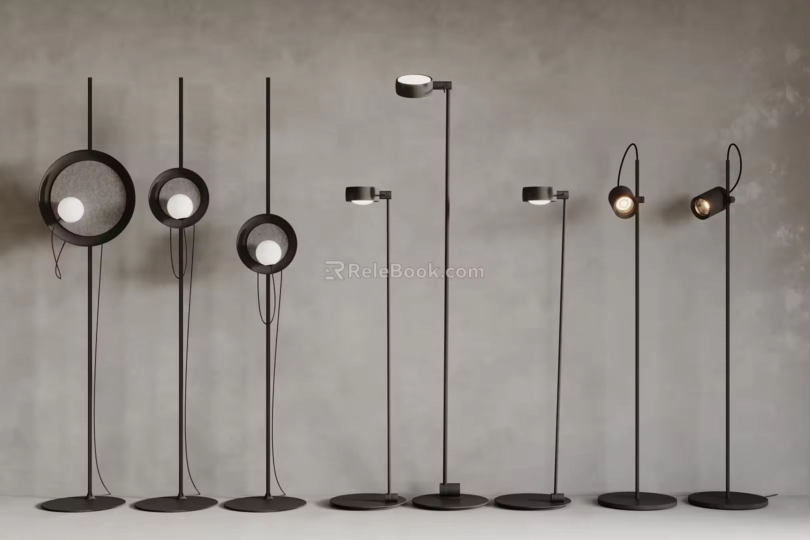 Modern floor lamp 3d model