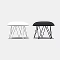 Modern side a few minimalist jellyfish side a few 3d model