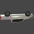 Silver Toyota Pickup Truck Double Cab Modern Design With Alloy Wheels And Front Grille