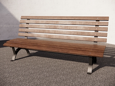 Chinese Style Bench Fashion Bench Solid Wood Bench Wooden Chair 3d model