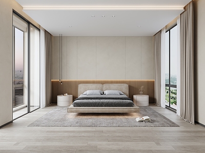 Modern Bedroom 3d model