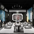 New Chinese Script Kill Script Kill Room 3d model