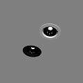 Modern White and Black Recessed Downlights Spotlights for Ceiling Home Lighting