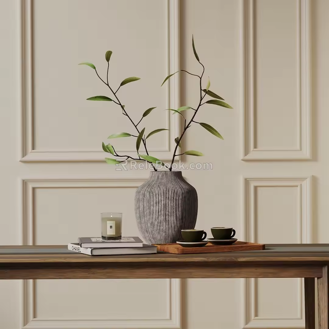 Modern ornaments combination 3d model