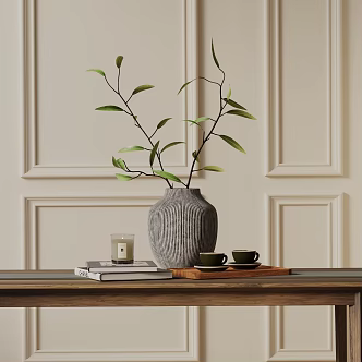 Modern ornaments combination 3d model