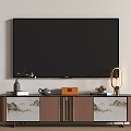 New Chinese TV Cabinet New Chinese TV Cabinet 3d model