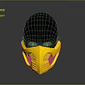 Gas Mask Science Fiction Gas Mask Gas Mask Respirator Breathing Mask Biochemical Mask Science Fiction Mask 3d model
