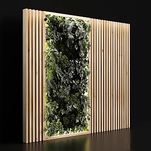 Plant wall 3d model