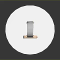 Smartwatch With White Strap And Digital Display For Health Monitoring On Silver Platform