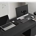 Computer Office Computer Desktop Computer Mobile Phone Notebook Office Supplies 3d model