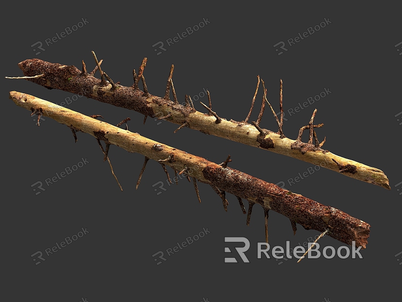 wood wood wood wood wood stick rotten wood model