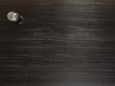 Dark Hardwood Floor With Natural Wood Grain For Modern Interior Design 3d model