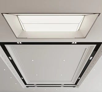 Modern Ceiling 3d model