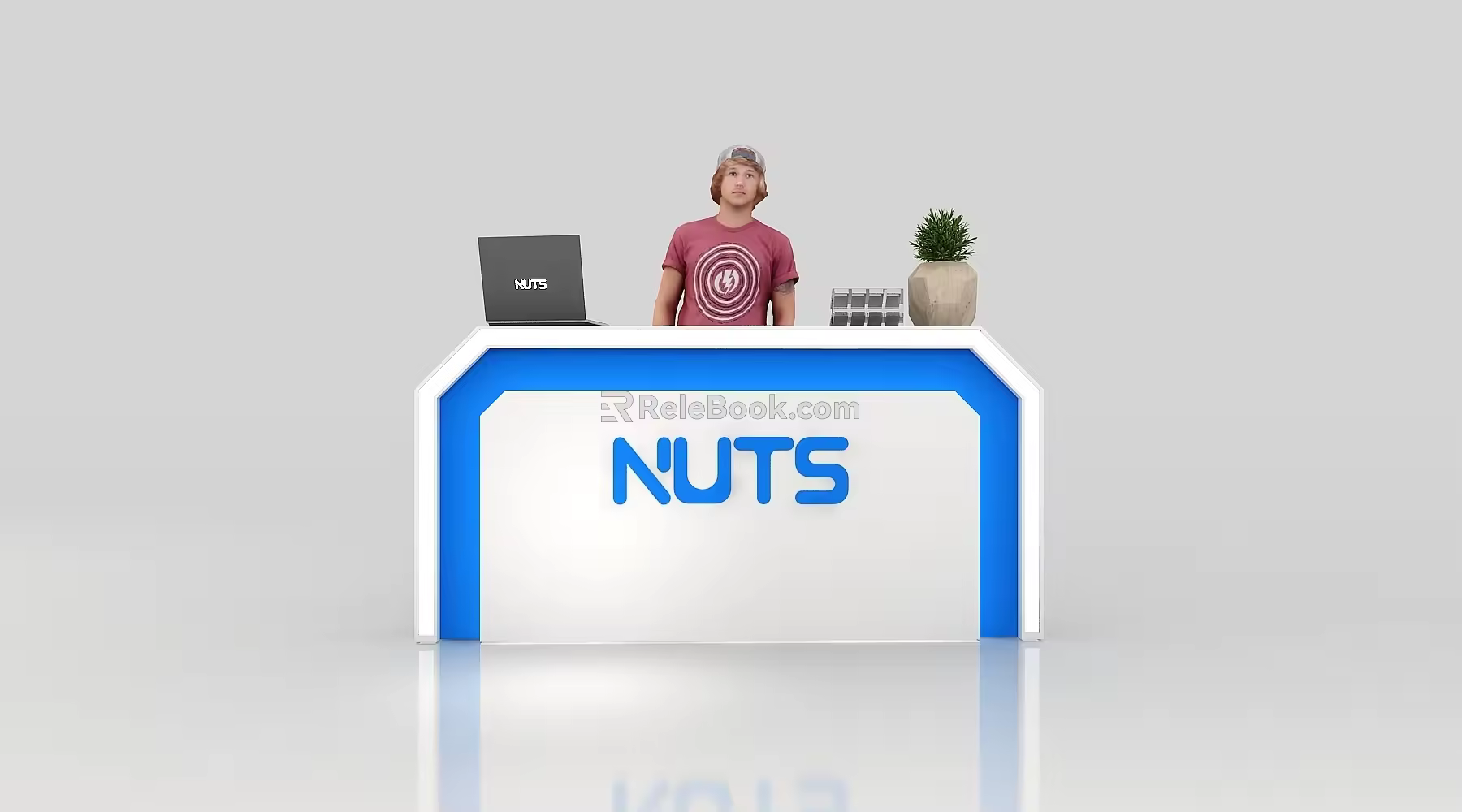 Reception Desk Front Desk Information Desk Information Desk Bar Table Exhibition Front Desk Bar 3d model