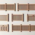 Wooden Railings Featuring Various Designs And Classic Styles For Home Decoration