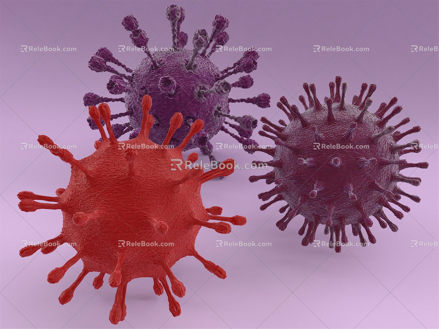 Modern Virus Biochemical Virus 3d model