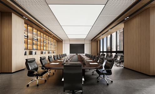 Modern Conference Room 3d model