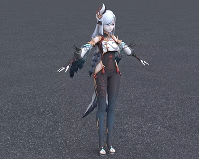 Modern Game Characters 3d model