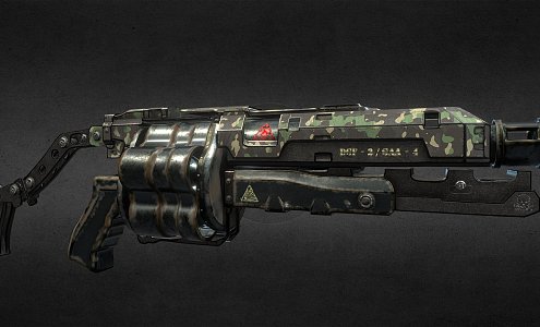 Grenade Launcher 3d model