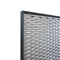 Various Modern Room Dividers With Perforated Metal And Decorative Patterns 3d model