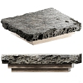 Coffee table stone coffee table stone coffee table living room coffee table 3d model