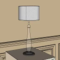 Modern table lamp 3d model