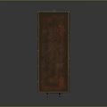 Rusty Metal Waste Handling Container For Household Services With Contact Info