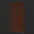 Wooden Venetian Blinds With Brown Slats And Smooth Design For Modern Home Windows