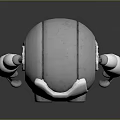 Modern robot toy sci-fi robot 3d model
