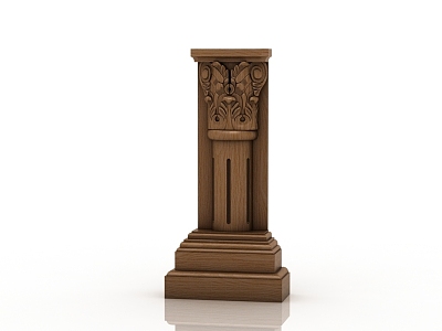 European Roman Column 3d model