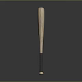 High Quality Wooden Baseball Bat With Black Rubber Grip For Sports Games And Training