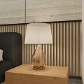Bedside Table Lamp Modern Table Lamp Glass Table Lamp Bedroom Lamp 3d model