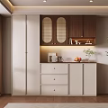 Middle Style Sideboard 3d model