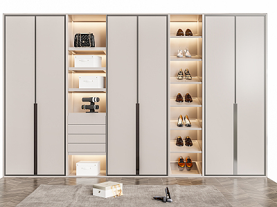 Modern wardrobe model