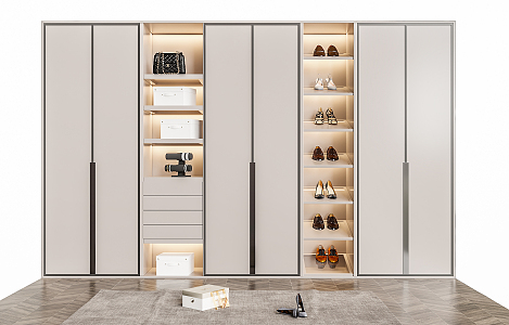 Modern wardrobe 3d model