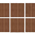 Wooden Wall Panels With Various Textures And Modern Design Patterns 3d model