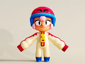Modern Cartoon Game Characters Cartoon Characters 3d model
