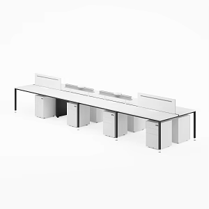 Modern Conference Table Multiplayer Conference Table Conference Desk Multiplayer 3d model