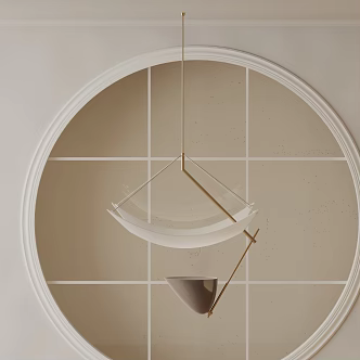 Modern chandelier 3d model