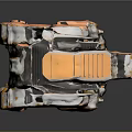 Modern Robot Dog Mechanical Dog Machine Warrior 3d model