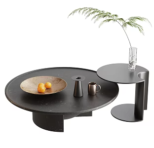 Baxter child mother coffee table combination 3d model