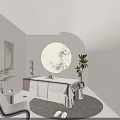 Cozy Warm Beauty Spa Treatment Room With Elegant Bamboo Decoration And Soft Ambient Lighting