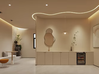 Light Luxury Spa Beauty Salon 3d model