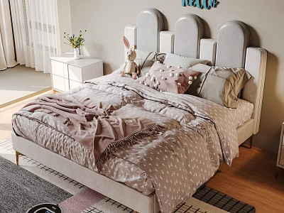 Modern Children's Bed 3d model