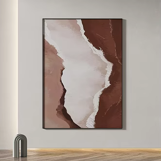 Simple three-dimensional decorative painting 3d model