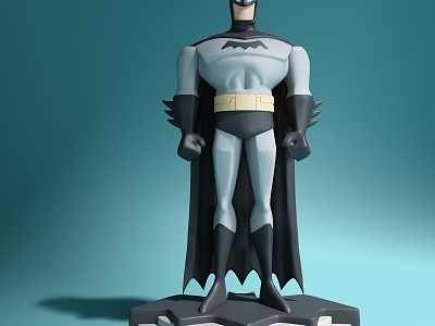 Hand-made cartoon doll Batman furnishings 3d model