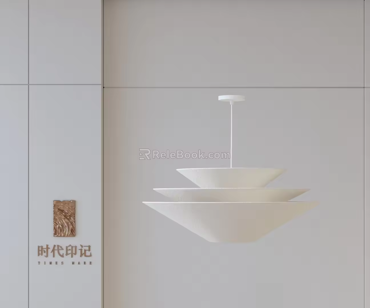 Modern chandelier 3d model
