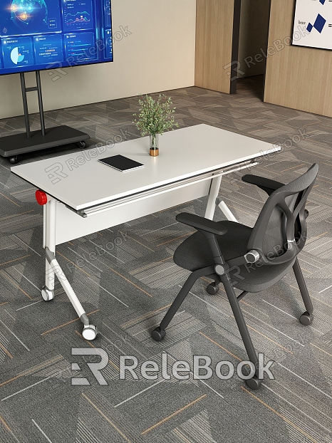 Modern Training Table and Chair Desk Training Table model