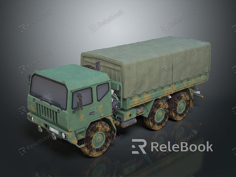 Military Truck Military Transporter Military Transporter Armed Transporter Armored Transporter model