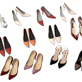 Stylish Women's Shoes Collection With Heels Flats and Colorful Fashionable Designs